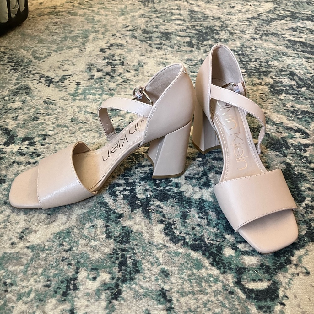 Calvin Klein Nude Heels